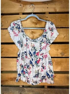 American Eagle XXL Floral Print Top